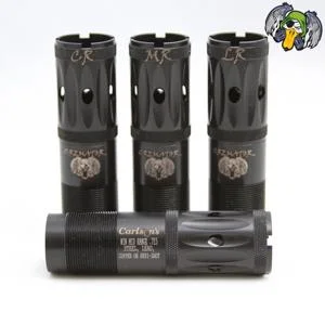 Carlson's Cremator Waterfowl Long Range Ported Choke Tube, black tubes with side ports
