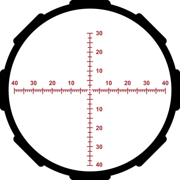 Crimson Trace Corporation Crimson Trace Hardline Pro Rifle Scope - 6-24x50mm 30mm SFP MR1-MOA Illum