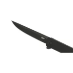 Columbia River Knife & Tool CRKT CEO Flipper Folding Knife 3-3/8" Straight Back Blade Black - alternate view 3