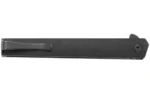 Columbia River Knife & Tool CRKT CEO Flipper Folding Knife 3-3/8" Straight Back Blade Black - alternate view 7