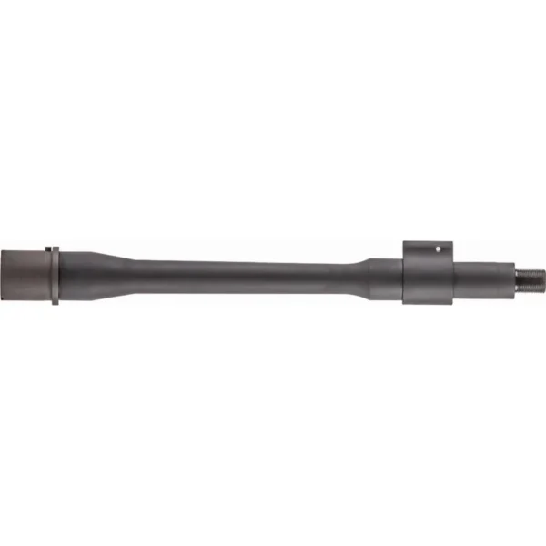 Daniel Defense Barrel Assembly black barrel in side view with stepped profile and mounting block