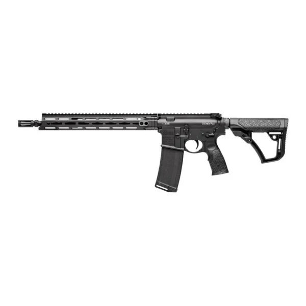 Daniel Defense DDM4V7 SLW black rifle, left-side view with M-LOK handguard and magazine