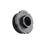 Dead Air Direct Thread Mount M18x1.5 AI, angled front view of black threaded mount