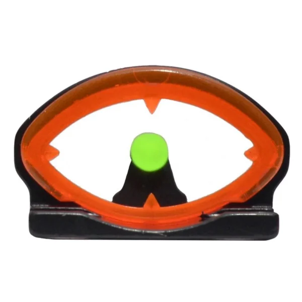 Rock Ridge Outdoors Dead Ringer Duck Buster Shotgun Gunsight front view with orange ring and green bead