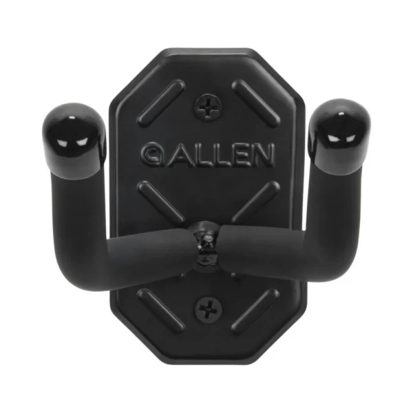 The Allen Company Inc. Allen Defender Double Hooks with Metal Mounting Plate Black