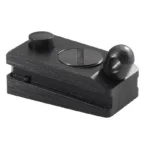Shooter's Ridge Deluxe Bipod Spare Quick Adapter, black adapter shown at an angle