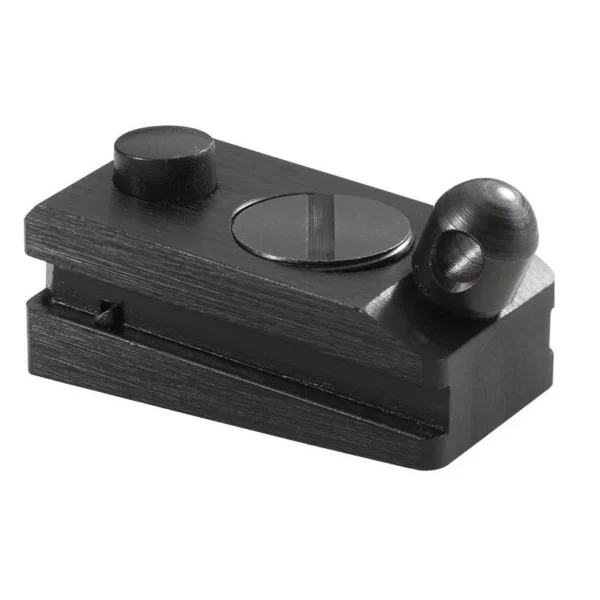 Shooter's Ridge Deluxe Bipod Spare Quick Adapter, black adapter shown at an angle