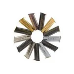 Magnum Research MAG DESERT EAGLE 357 BLK 9RD magazines arranged in a circle, assorted finishes