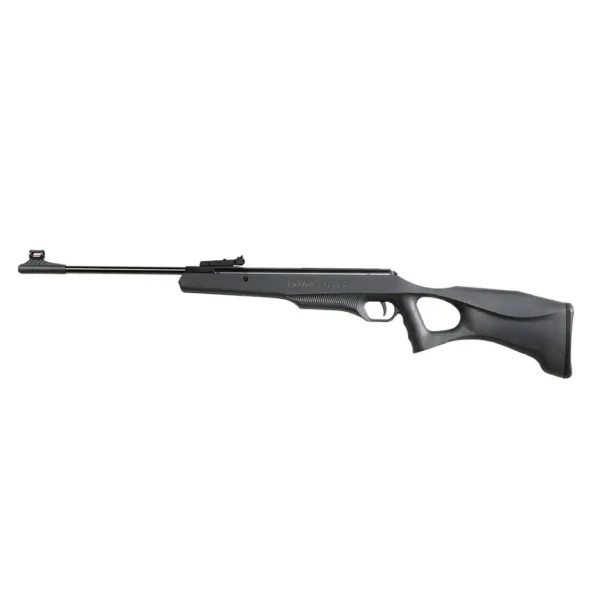 BLS Supply DIANA Eleven black air rifle, right-side view with long barrel and open sights