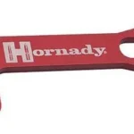 Hornady Lock-N-Load Deluxe Die Locking Ring Wrench, red flat wrench with open ends and logo