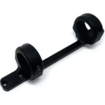 Dnz Products Llc DNZ Game Reaper Scope Mount Savage Round Receiver Offset Rings LA 1" Medium Black 1-piece