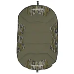 Higdon Outdoors MOmarsh Home Cot Replacement Cover, top view in green and camouflage