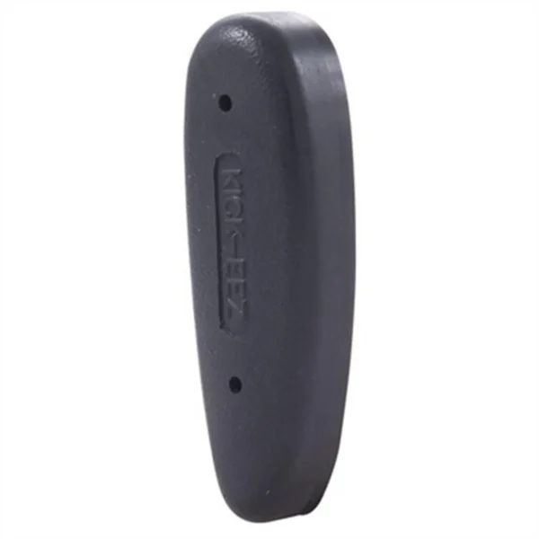 KICK-EEZ Dual Action Sporting Clay Recoil Pad, black front view with two mounting holes