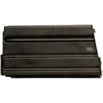 C Products Defense DuraMag SS magazine in black, right-side view with stamped ribs