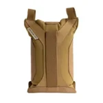 Edgar Sherman Design ESD NOTCH SHOOTING BAG coyote brown, front view with notched top and tabs
