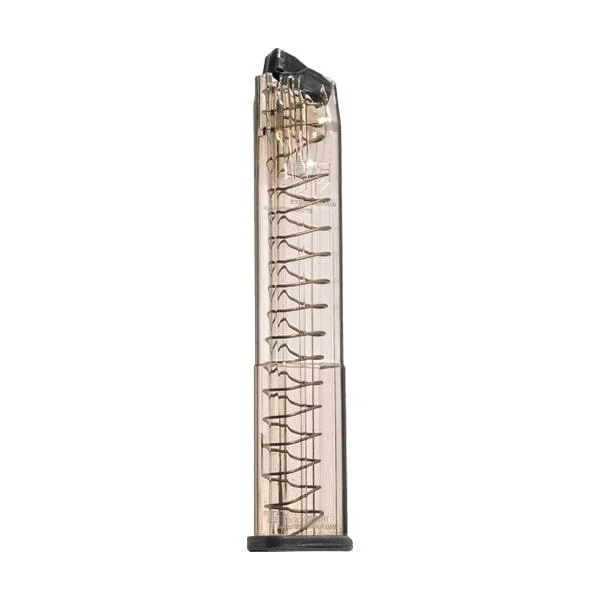 Elite Tactical Systems Carbon Smoke Series HK VP9 translucent smoke magazine, front view