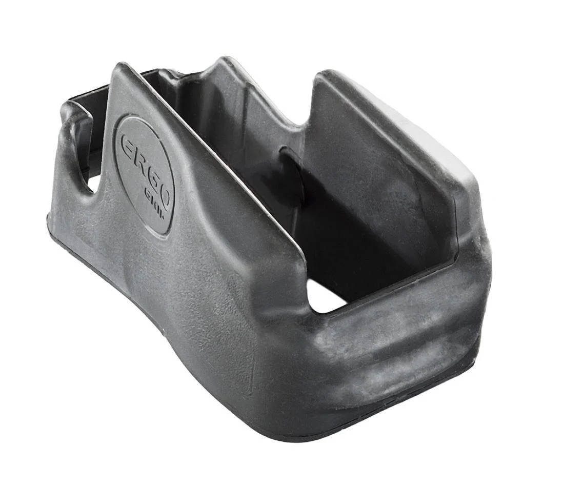 ergo-grips-never-quit-ar-15-m16-m4-primary ERGO Grips Never Quit Grip black magazine grip sleeve, angled side view