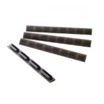 Ergo Modular Wedgelok Rail Covers four dark textured covers with mounting strip