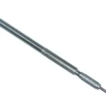 RCBS Exp-Decapping Unit, silver threaded rod with narrow decapping pin, angled view