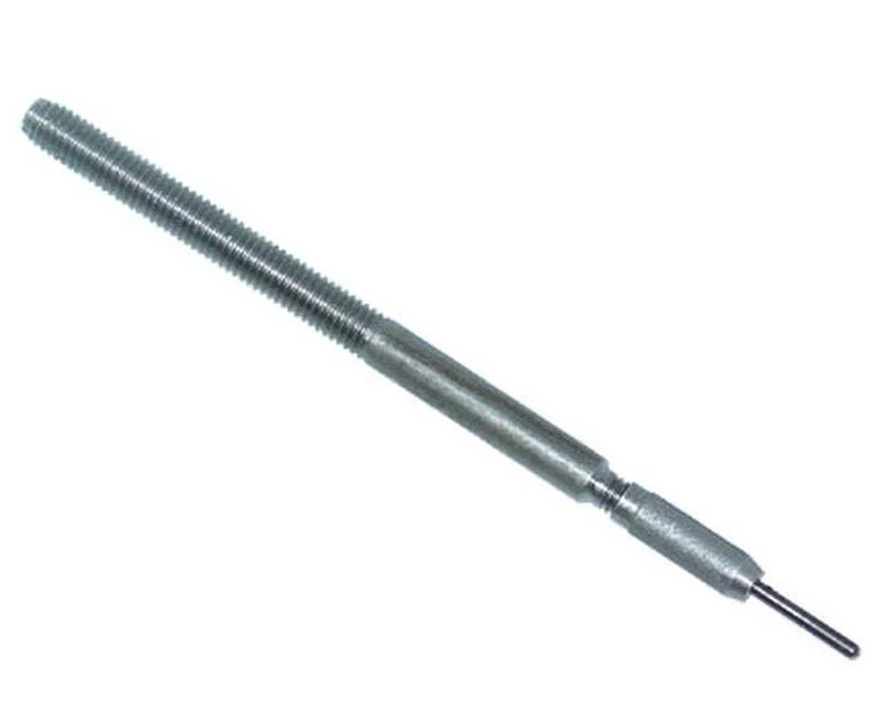exp-decapping-unit-226-caliber-primary RCBS Exp-Decapping Unit, silver threaded rod with narrow decapping pin, angled view