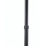 AOB Hooeyman extendable tree saw, black extended pole with angled saw blade