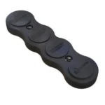 AOB Lockdown Gun Concealment Magnum Magnet black four-lobed magnet in angled top view