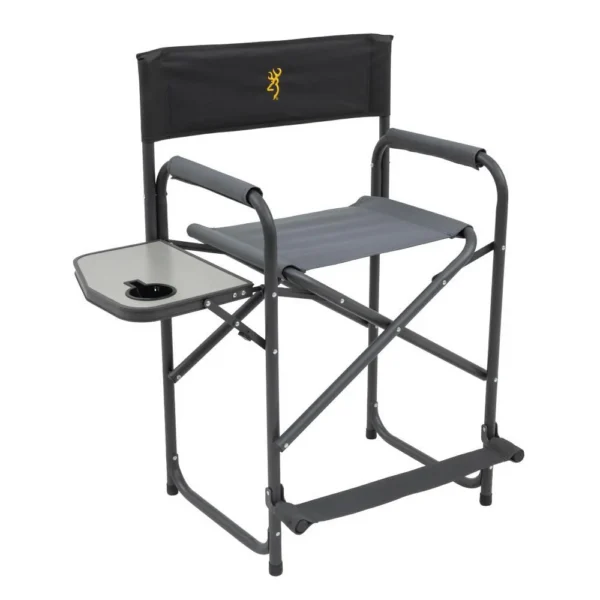 ALPS Brands Alps Browning Directors Chair XT Plus Camping Chair Charcoal/Grey
