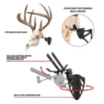 The Allen Company Inc. Allen EZ Mount Trophy Skull Hanger Black - alternate view 6