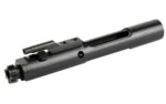 FAXON 6.5 GRENDEL TYPE 2 BCG black bolt carrier group, angled side view with visible bolt head