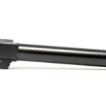 FAXON DUTY BBL G17 THREADED BLACK, black barrel side view with knurled thread protector
