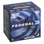 Federal Cartridge Co. Federal Game-Shok Upland Game Hi Brass Load Shotshells 20 ga 3" 1-1/4 oz 1300 fps #5 25/ct