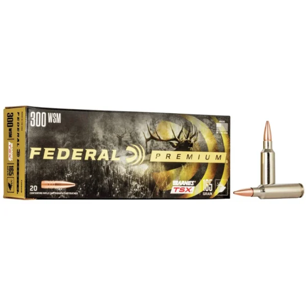 Federal Cartridge Co. Federal Barnes TSX Rifle Ammunition .300 WSM 165gr 3150 fps 20/ct