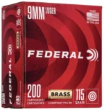 Federal FED CHAMP 9MM 115GR FMJ 200/1000 - alternate view 2