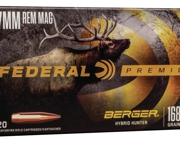 Federal Cartridge Co. Federal Classic Hunter Berger Hybrid Rifle Ammunition 7mm Rem Mag 168 gr 2870 fps 20/ct