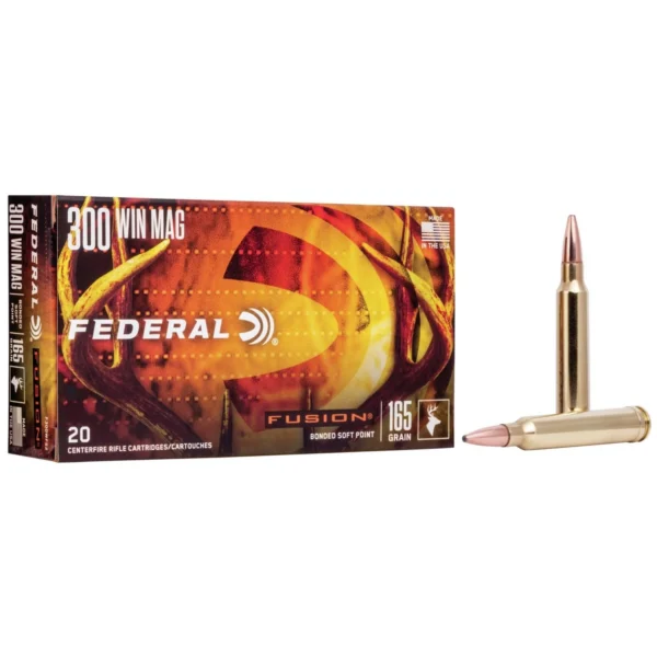 Federal Cartridge Co. Federal Fusion Rifle Ammunition .300 Win. Magnum 165gr Fusion 20/ct
