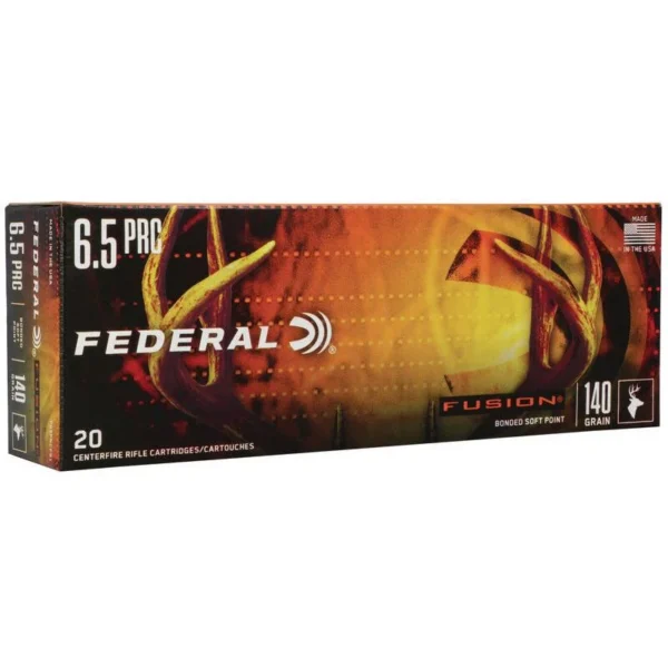 Federal Cartridge Co. Federal Fusion Rifle Ammunition 6.5 PRC 140 gr. SP 2925 fps 20/ct