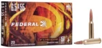 Federal Cartridge Co. Federal Fusion Rifle Ammuniton 6.5x55 Swedish Mauser 156gr SP 2500 fps 20/ct