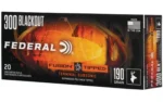 Federal Cartridge Co. Federal Fusion Tipped Rifle Ammunition 300 Blackout 190gr PT 1050 fps 20/ct - alternate view 2
