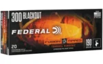 Federal Cartridge Co. Federal Fusion Tipped Rifle Ammunition 300 Blackout 190gr PT 1050 fps 20/ct - alternate view 3