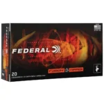 Federal Fusion Tipped Rifle Ammunition 300 Blackout 190gr PT 1050 fps 20/ct, box front