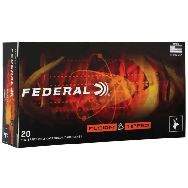 Federal Cartridge Co. Federal Fusion Tipped Rifle Ammunition 300 Blackout 190gr PT 1050 fps 20/ct