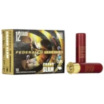 Federal Grand Slam Shotshell, box with two red shells shown upright and on their sides