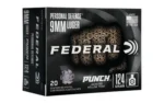 Federal Cartridge Co. Federal Personal Defense Punch Handgun Ammunition 9mm Luger 124 gr 1150 fps JHP 20/ct - alternate view