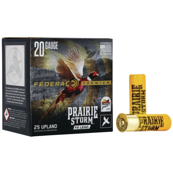 Federal Cartridge Co. Federal Prairie Storm FS Lead Shotshells 20 ga 2-3/4" 1 oz #4 25/ct