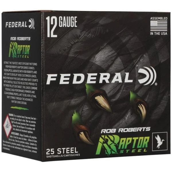 Federal FED RAPTOR STEEL 12GA 3" 1.375OZ #4