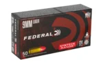 Federal Cartridge Co. Federal Syntech Range Handgun Ammunition 9mm Luger 124gr TSJ 1110 fps 50/ct - alternate view 3