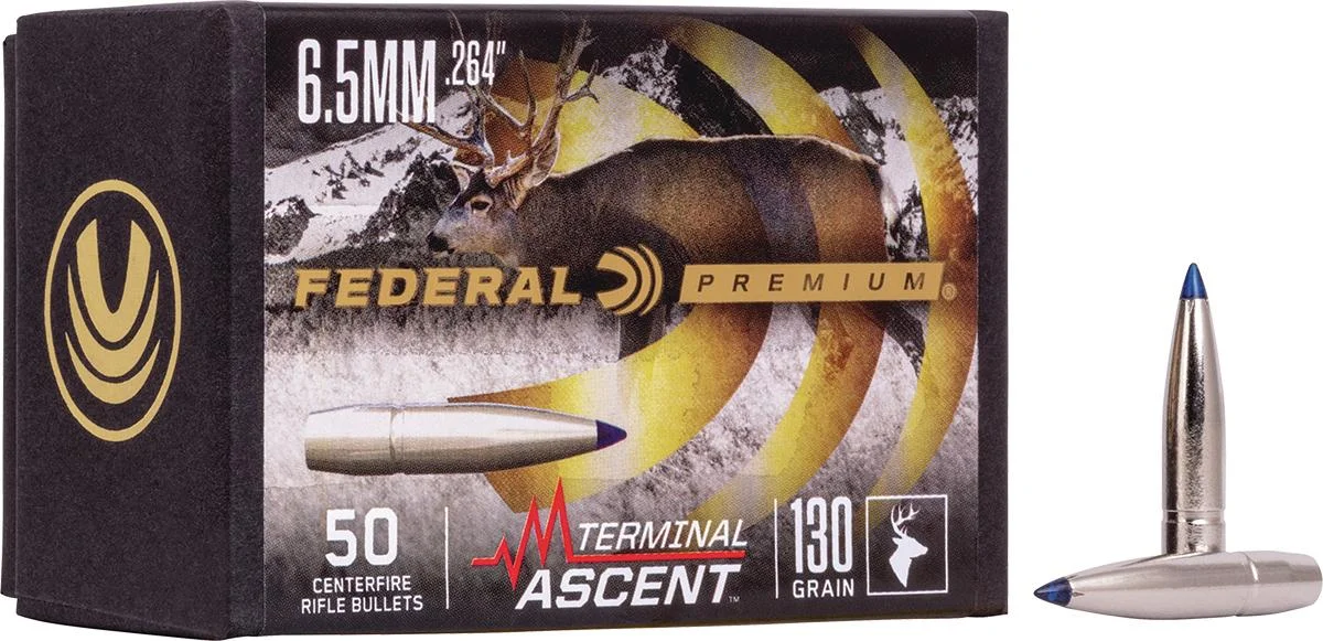 federal-terminal-ascent-264-130-grain-bullets-primary Federal Cartridge Co. Federal Terminal Ascent Component Bullet - .264 130 Grain PT 50/ct