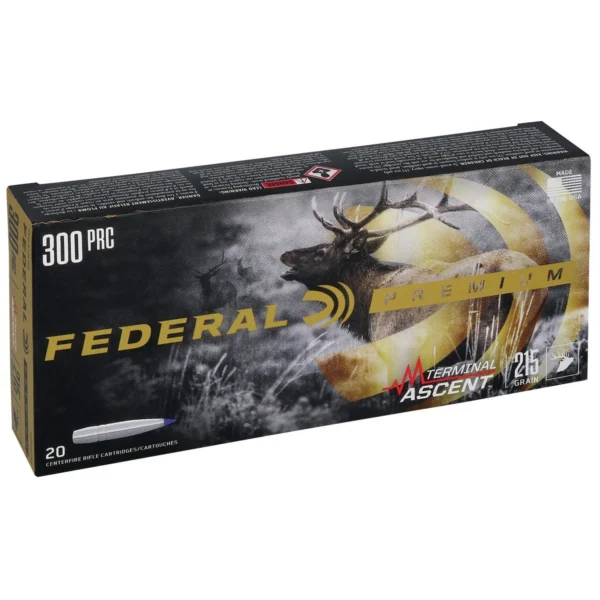 Federal Cartridge Co. Federal Terminal Ascent Rifle Ammunition .300 PRC 215 gr 2850 fps 20/ct