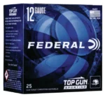 Federal Top Gun Sporting Shotshells, blue retail box shown from the front and left side