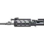 FightLite FIGHT MCR MIL DF UPR black upper assembly, right-side view with slotted handguard